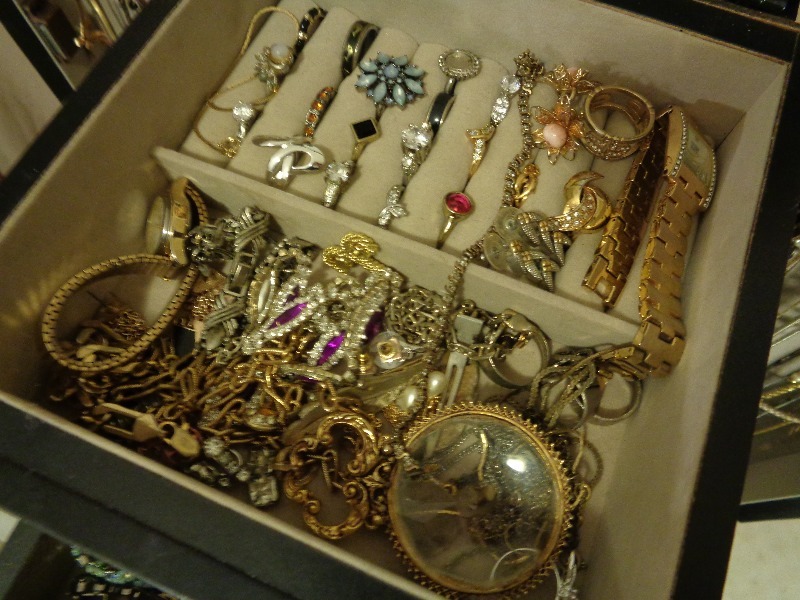 Large Jewelry Box FULL of Jewelry