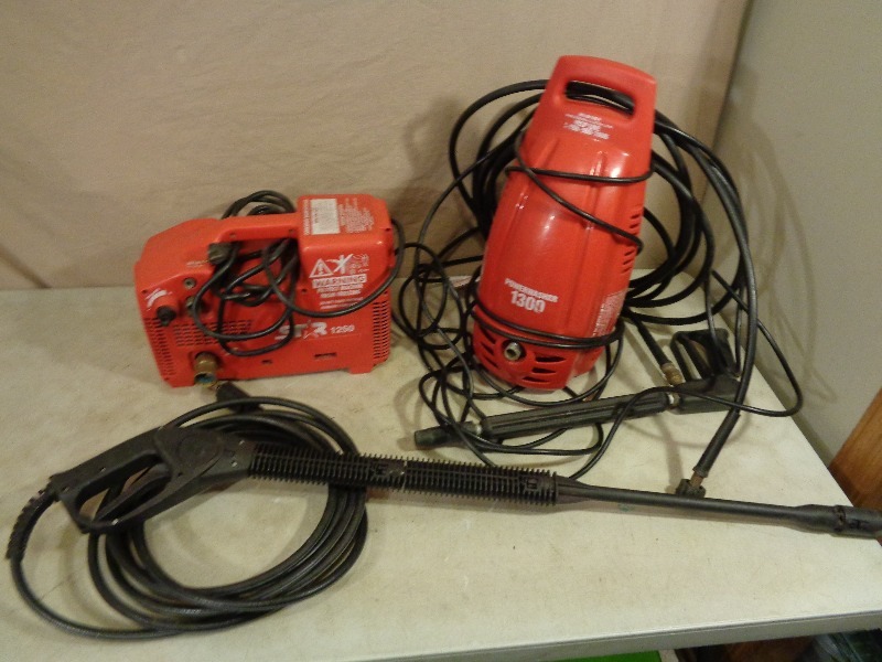2 Electric Pressure Washers