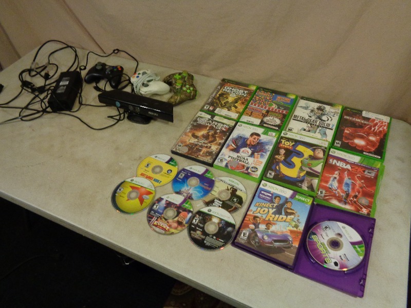 Xbox 360 Games, Kinect Sensor, Controllers, More