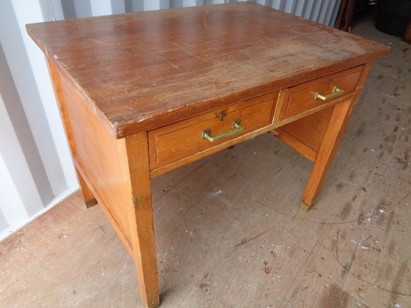 Very Neat Old Wood Desk