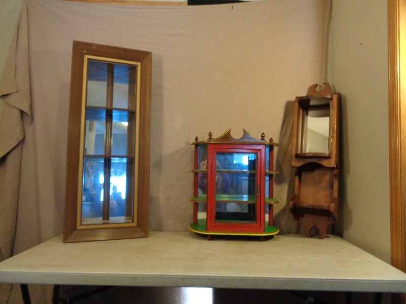 3 Wood Shelves  Cases