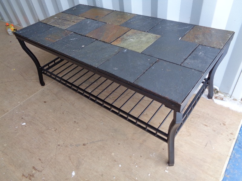 Tile  Steel Coffee Table