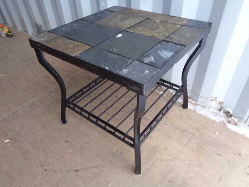 Tile  Steel End Table