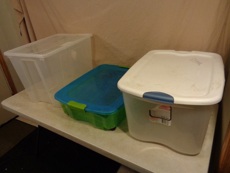 3 Totes with Lids