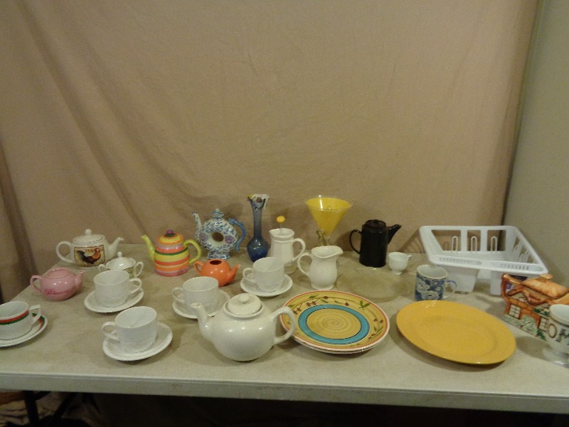 Tea Pots, Tea Cups, and More