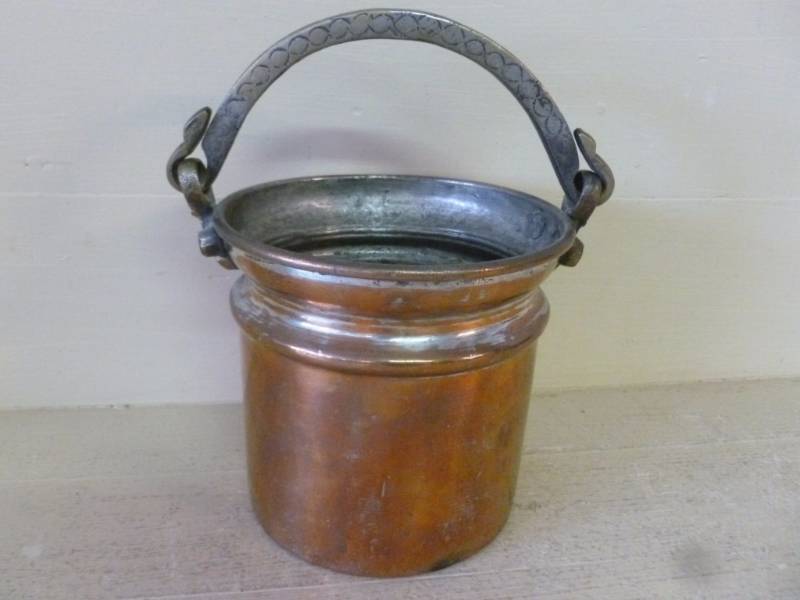 Vintage Copper Plated Kettle