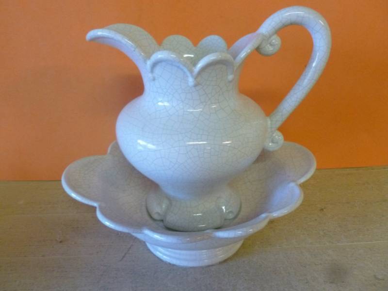 Wash Basin And Pitcher