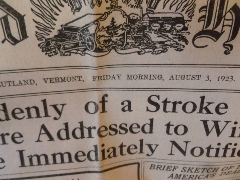 Antique Newspaper