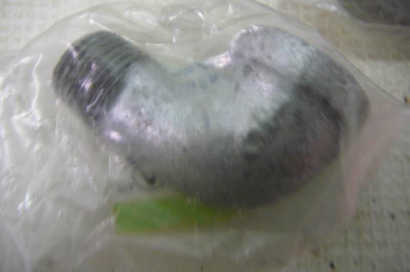 38 Galvanized 90 street elbow