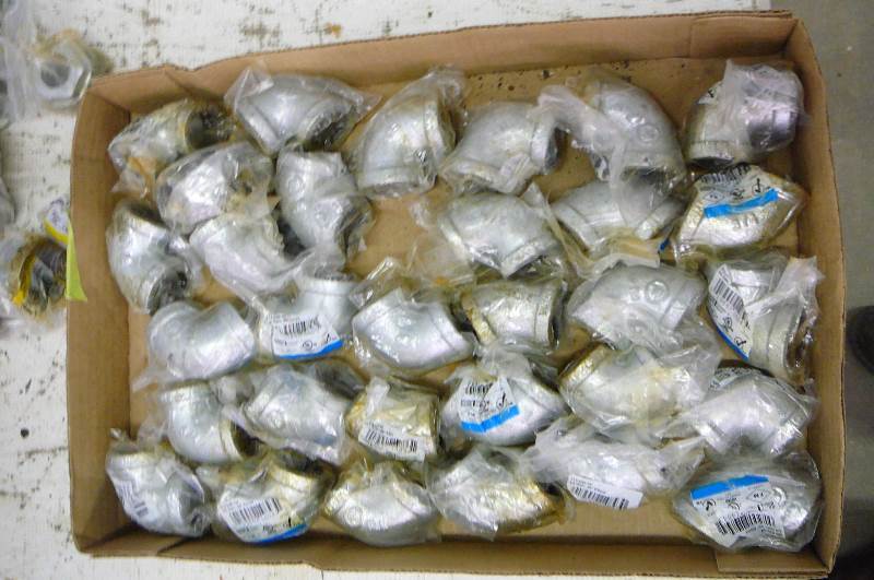 34 Galvanized 90 Elbow