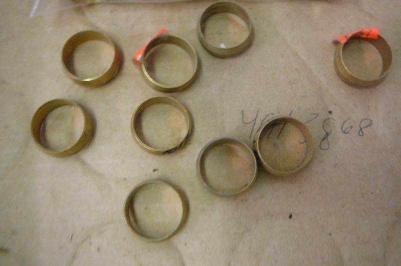 Brass Compression Sleeves 78 80 Count