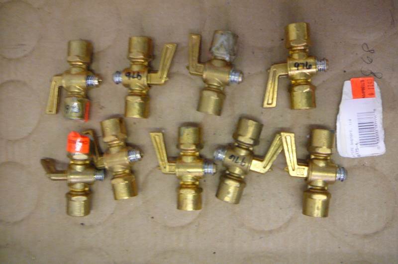 Brass Shut off 14 9 Count