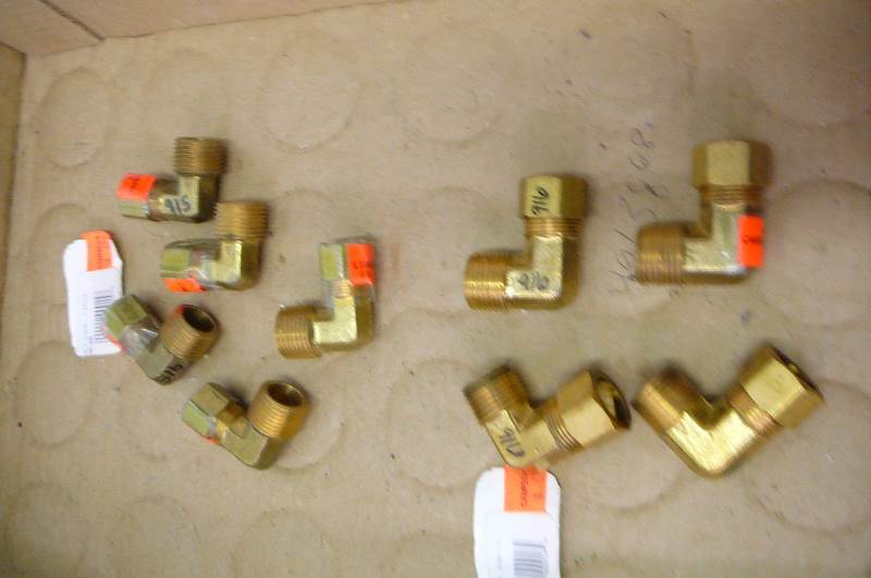 Brass male union 12 x 12  5 count  58 x 12  4 Count