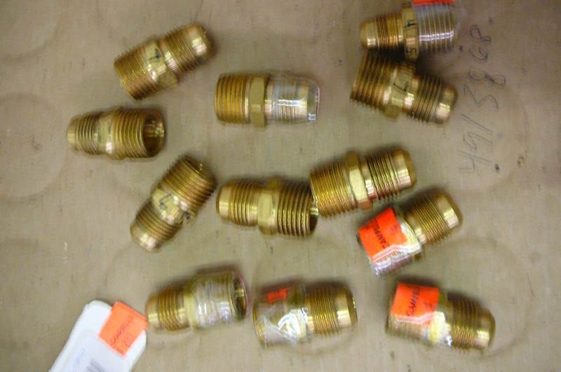 Brass Male adaptor 12 x 12  12 count