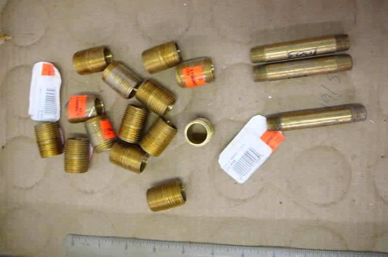 Brass Nipples 12 14