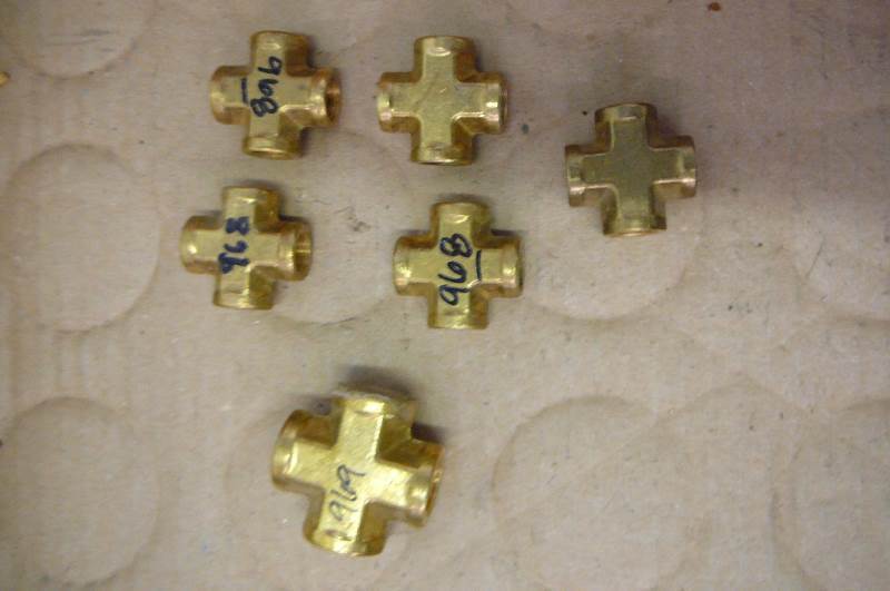 Brass 4  ways 14 - 38