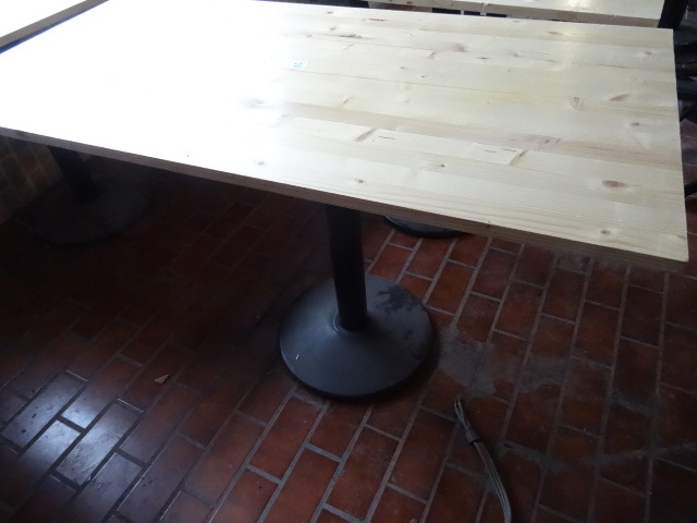 lot 31 image: 48 X 24 Metal Framed Table