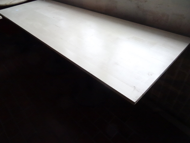 lot 32 image: 72 X 24 Metal Framed Table