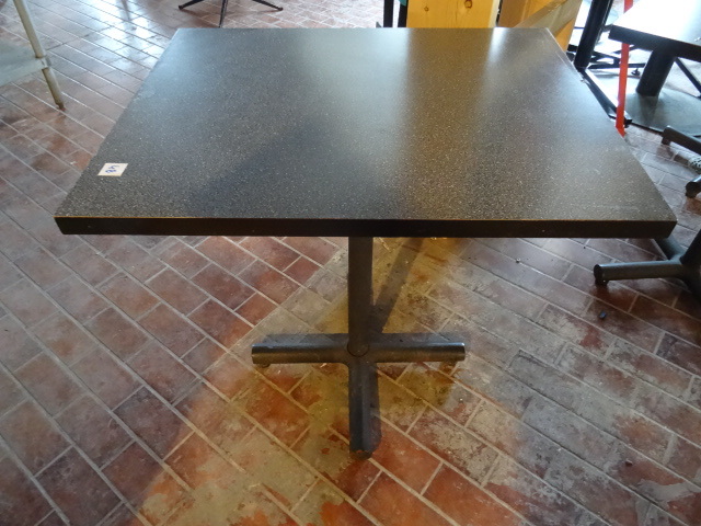 lot 37 image: 30 X 24 Metal Base Table