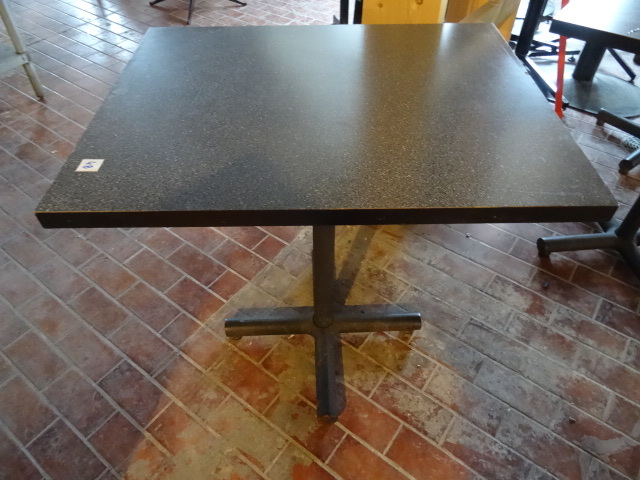 lot 38 image: 30 X 24 Metal Base Table
