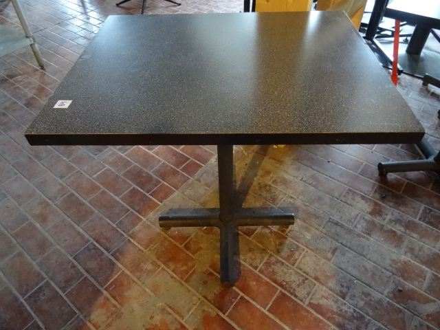 lot 39 image: 30 X 24 Metal Base Table