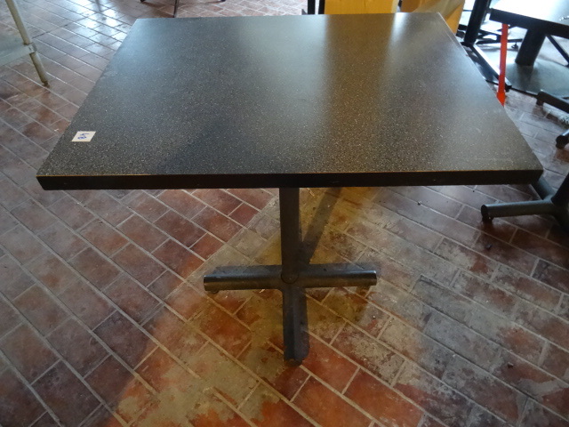 lot 44 image: 30 X 24 Metal Base Table