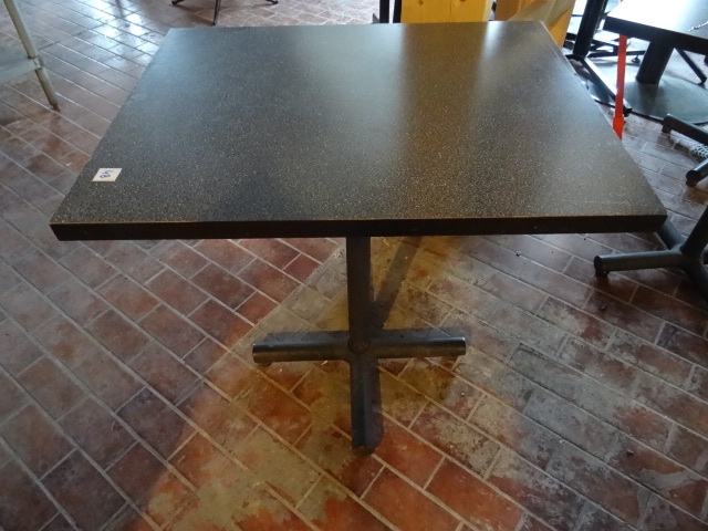 lot 45 image: 30 X 24 Metal Base Table
