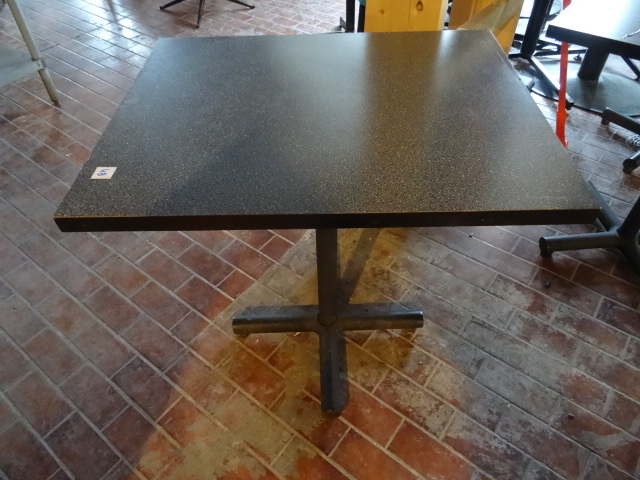 lot 48 image: 30 X 24 Metal Base Table