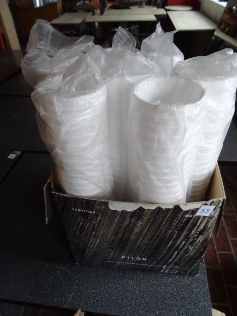lot 55 image: Styrofoam to go Soup Cups