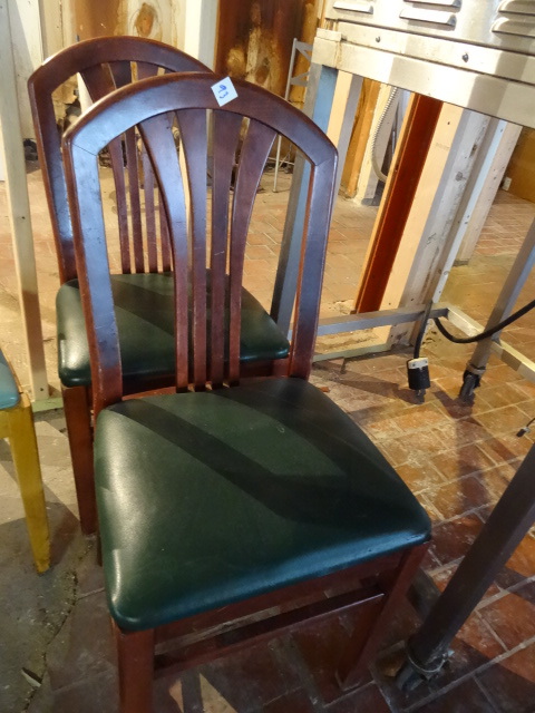 lot 93 image: 2 Wood Framed Chairs