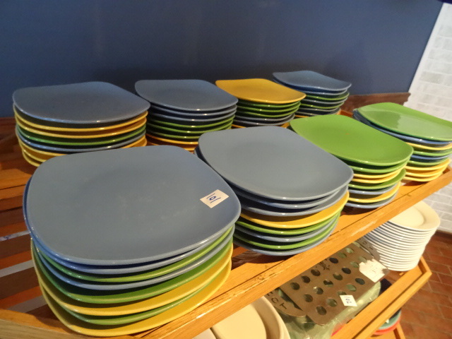 lot 101 image: 64 Colorful Plates