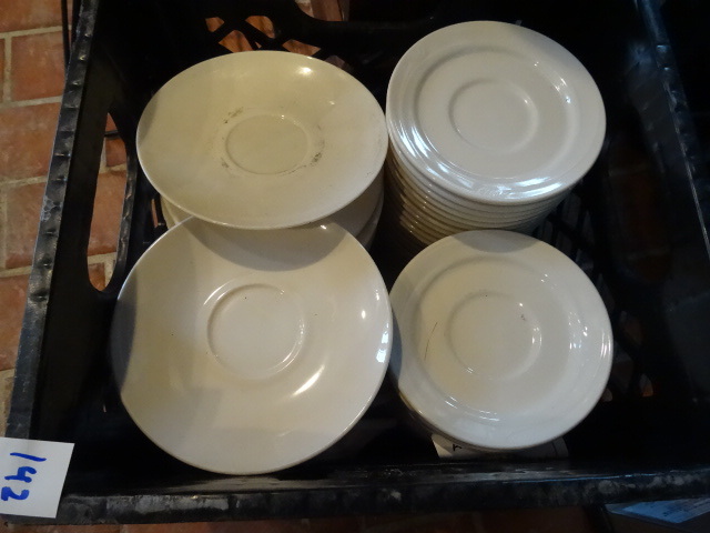 lot 142 image: Bin Full of Saucers