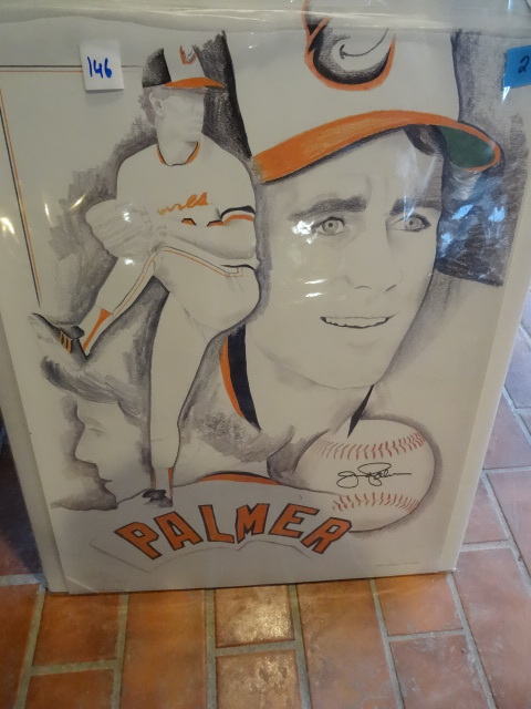 lot 146 image: Palmer Baseball Sketch