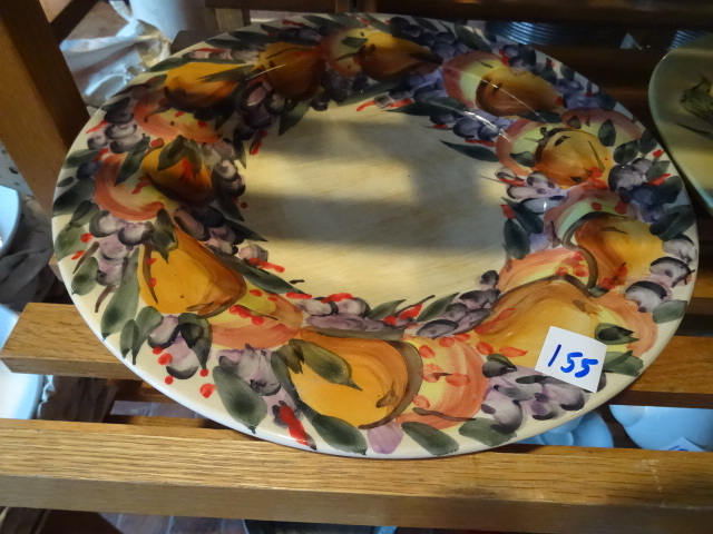 lot 155 image: 16 Painted Platter