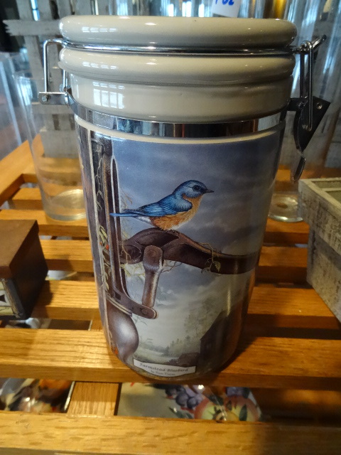 lot 161 image: Blue Bird Canister