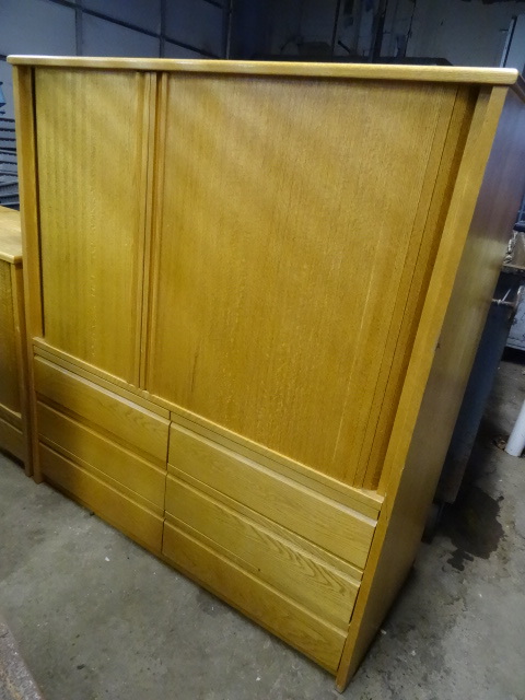 Wood Armoire 4 Drawers