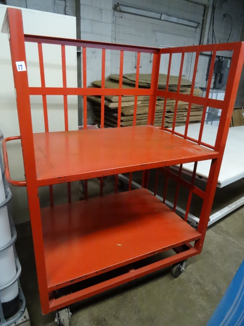 2 Tier Push Cart 46 X 31 X 64