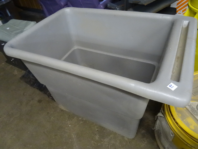 Poly Tub on Wheels 46 X 31 X 36
