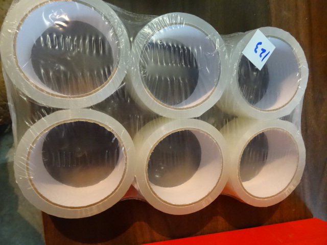 2 Rolls of Packing Tape Qty 6