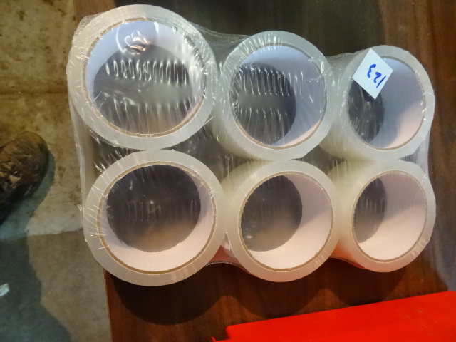 2 Rolls of Packing Tape Qty 6