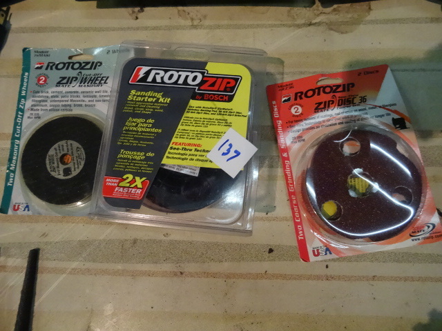 Roto Zip Sanding Starter Kit.