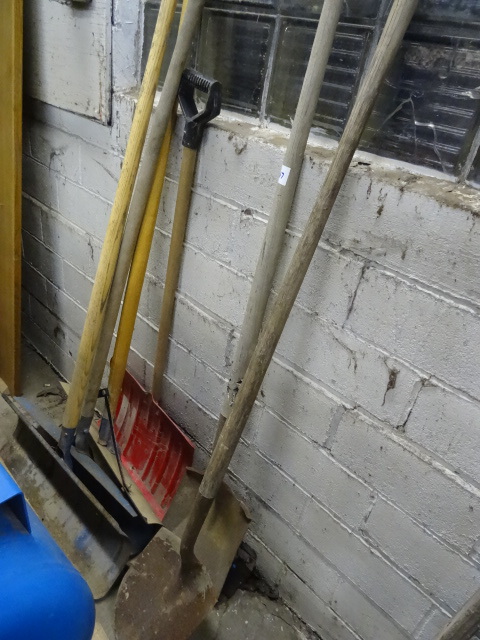 Pile of Misc Shovels