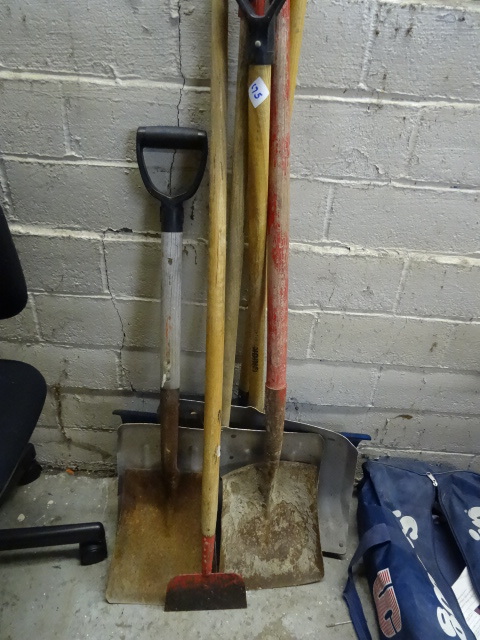 Pile of Misc Shovels