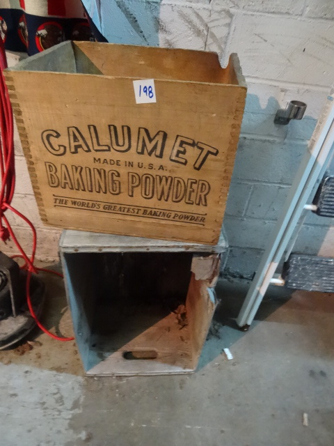 2 Vintage Wood Crates