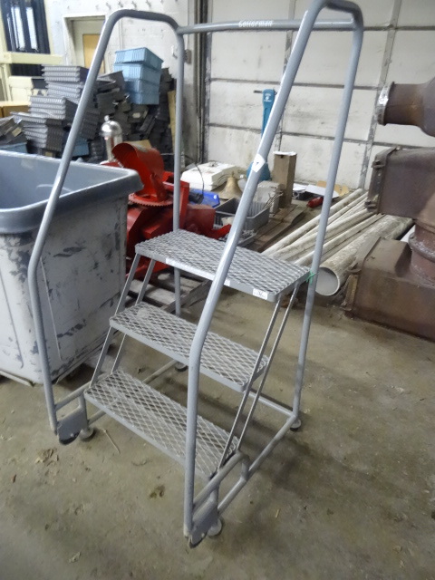 Tilt N Roll 3 Step Portable Stairs