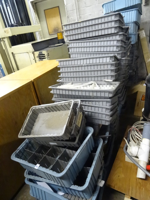 Large Lot of Plastic Trays and Bins