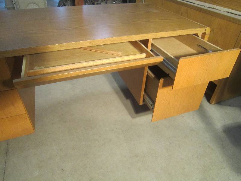 Desk & Chair- NATIONAL OFFICE FURNITURE