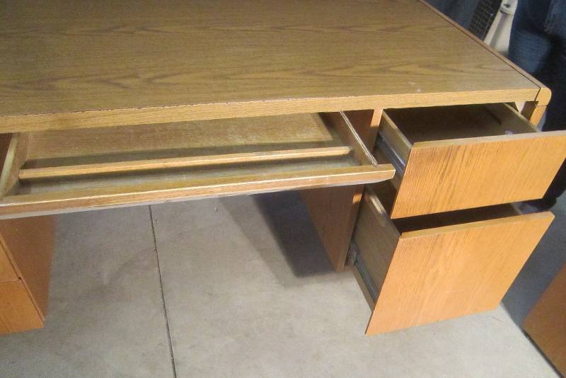 Desk & Chair- NATIONAL OFFICE FURNITURE