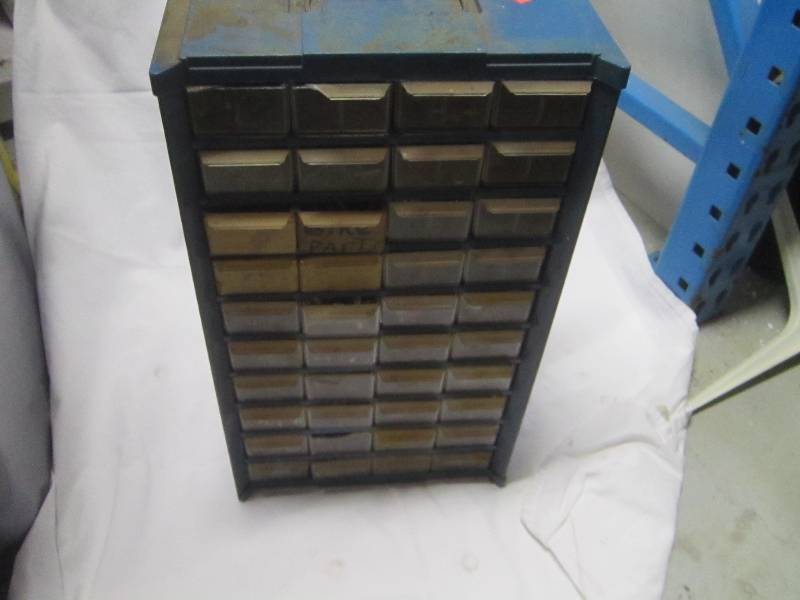40 DRAWER ORGANIZER WITH CONTENTS
