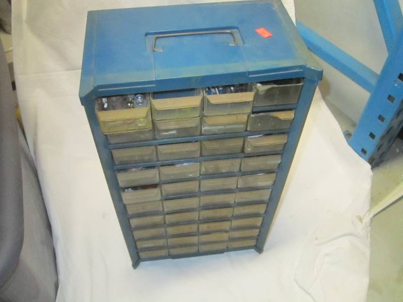 40 DRAWER ORGANIZER WITH CONTENTS